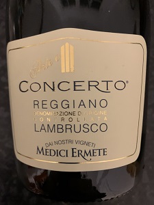 Reggiano Lambrusco Concerto 2020 - Ermete Medici